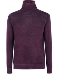 Avant Toi - Sweater High Neck "Hand Painted Cashmere And Wool" - Lyst