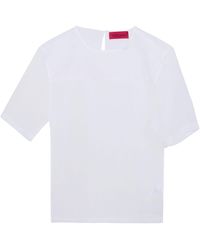 Thelatest - Dean Organza Top - Lyst
