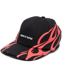 Vision Of Super - Hat: Black & Red - Lyst