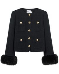 Self-Portrait - Tweed Jacket - Lyst