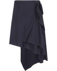 Ann Demeulemeester - Skirt Asymmetrical Wrap "Birit" - Lyst