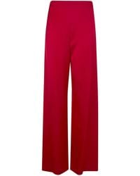 Blugirl Blumarine - Satin Long Trousers - Lyst