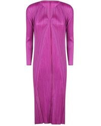 Pleats Please Issey Miyake - "Monthly Colors: September" Coat - Lyst