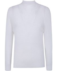 Issey Miyake - Wooly Pleats Bk Wt 66 Shirt - Lyst