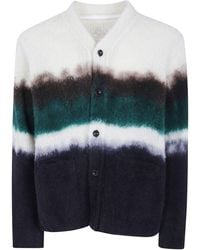 Sacai - Sweater Dyed Knit Cardigan "Chusen" - Lyst