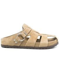 Ash - Terry Suede Velours Sandals - Lyst