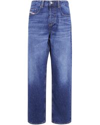 DIESEL - Suede Moccasin With Grommets - Lyst