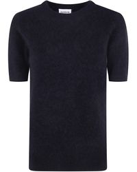 P.A.R.O.S.H. - P. A.R. O.S. H. Sweater Short Sleeves "Yak Round Neck" - Lyst