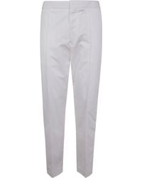 ZEGNA - Cotton Linen And Silk Pants For - Lyst