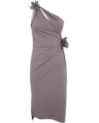 Coperni - Asymmetric Mini Flower Gown - Lyst