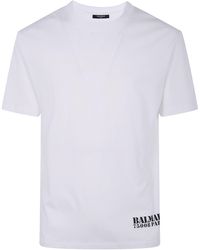 Balmain - Small Stamp" T-Shirt Regular Fit - Lyst
