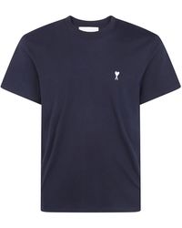Ami Paris - T-Shirt Contrast "Quota Ami De Coeur" - Lyst