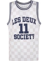 Les Deux - "Silas" Mesh Tank Top - Lyst
