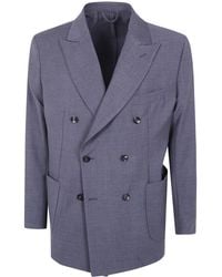Michael Coal - Double-Breasted Jacket Austin - Lyst