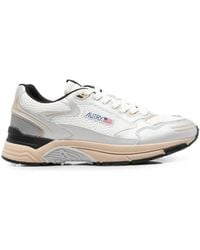 Autry - Hyperway Panelled Leather Sneakers - Lyst