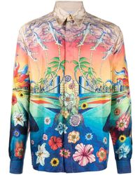 Casablanca - Shirt With Graphic Print - Lyst