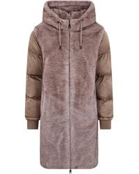 Betta Corradi - Coat Hooded "Dudu" - Lyst