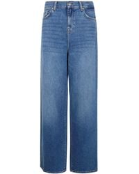 7 For All Mankind - "Slouchy" Wide Leg Explorer Jeans - Lyst