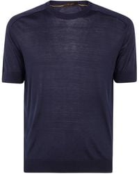 Moorer - Norris Short Sleeves Sweater - Lyst