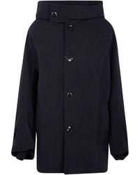 Y's Yohji Yamamoto - Hoodie Short Coat - Lyst
