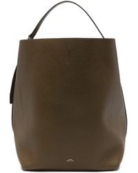 TOTEME - Leather Belted Tote Bag - Lyst