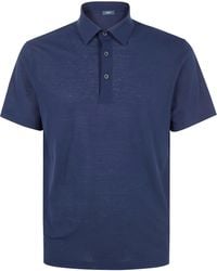 Herno - Jersey Voile Crepe Short Sleeves Polo Shirt - Lyst