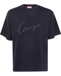 KENZO - Signature" T-Shirt - Lyst