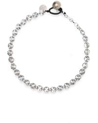 Maria Calderara - Necklace Crystal "Diamond Choker" - Lyst