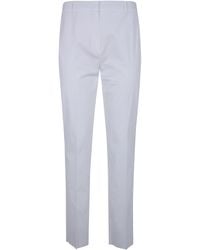 Max Mara - Carpa Popeline Stretch Classic Trousers - Lyst