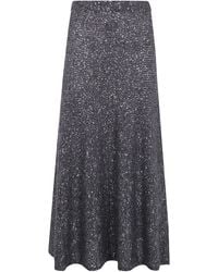 D.exterior - D. Exterior Skirt Flared Soft Alpaca Flared Skirt - Lyst