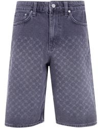 Daily Paper - "Laser Monogram" Denim Shorts - Lyst