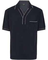 Giorgio Armani - Short Sleeves Polo Shirt With Pocket Clothing - Lyst