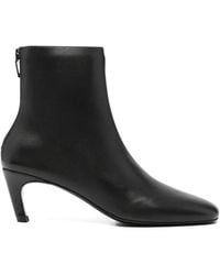TOTEME - Leather Ankle Boots - Lyst