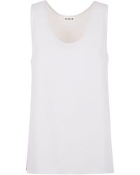 P.A.R.O.S.H. - Sleeveless Blouse - Lyst