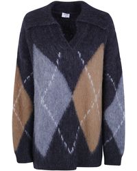 Filippa K - Alpaca Check Sweater - Lyst