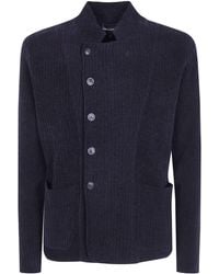 Emporio Armani - Jacket Double Breasted Front Pocket Blazer - Lyst