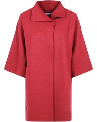 Harris Wharf London - Coat Main Feature "Kimono Mantle" - Lyst
