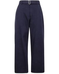 Studio Nicholson - "Doring" Belted Round Leg Pant - Lyst