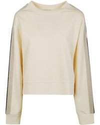 Moncler - Round Neck Sweatshirt - Lyst