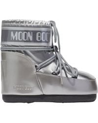 Moon Boot - Icon Low Glance Satin Boots - Lyst
