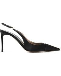 Tom Ford - Satin And Crystals Stones Slingback - Lyst