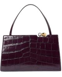 Jacquemus - Croc-Effect Leather Shoulder Bag - Lyst