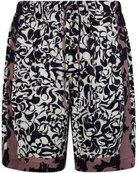 Dries Van Noten - Piperi Printed Shorts - Lyst