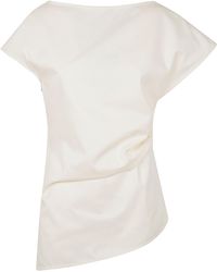 JW Anderson - J. W.Anderson Asymmetric Draped Top - Lyst