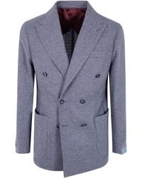 Barba Napoli - Double-Breasted Jacket "Bactive" - Lyst