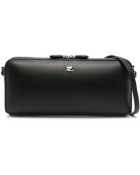 Courreges - Cloud Reflex Leather Baguette Bag - Lyst