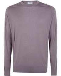 John Smedley - "Rowland" Crewneck Long Sleeves Pullover - Lyst