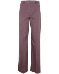 Blugirl Blumarine - Light Cotton Straight Fit Trousers - Lyst