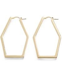 La DoubleJ - Portal Geometric Hoop Earrings - Lyst