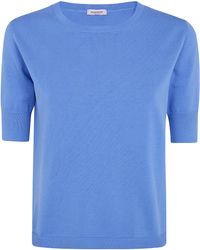 Rossopuro - Crew Neck Short Sleeve Top - Lyst